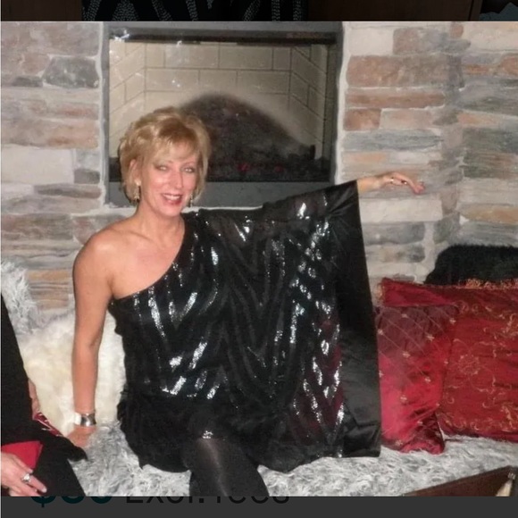 One shoulder mini dress - Picture 4 of 4